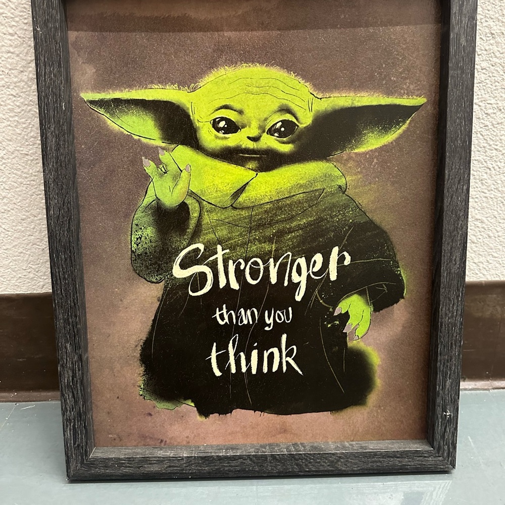 Baby Yoda Wall Art